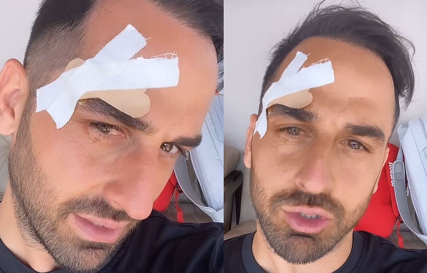 Ατύχημα για τον Άρη Σοϊλέδη – Έφαγε ρακετιά στο κεφάλι