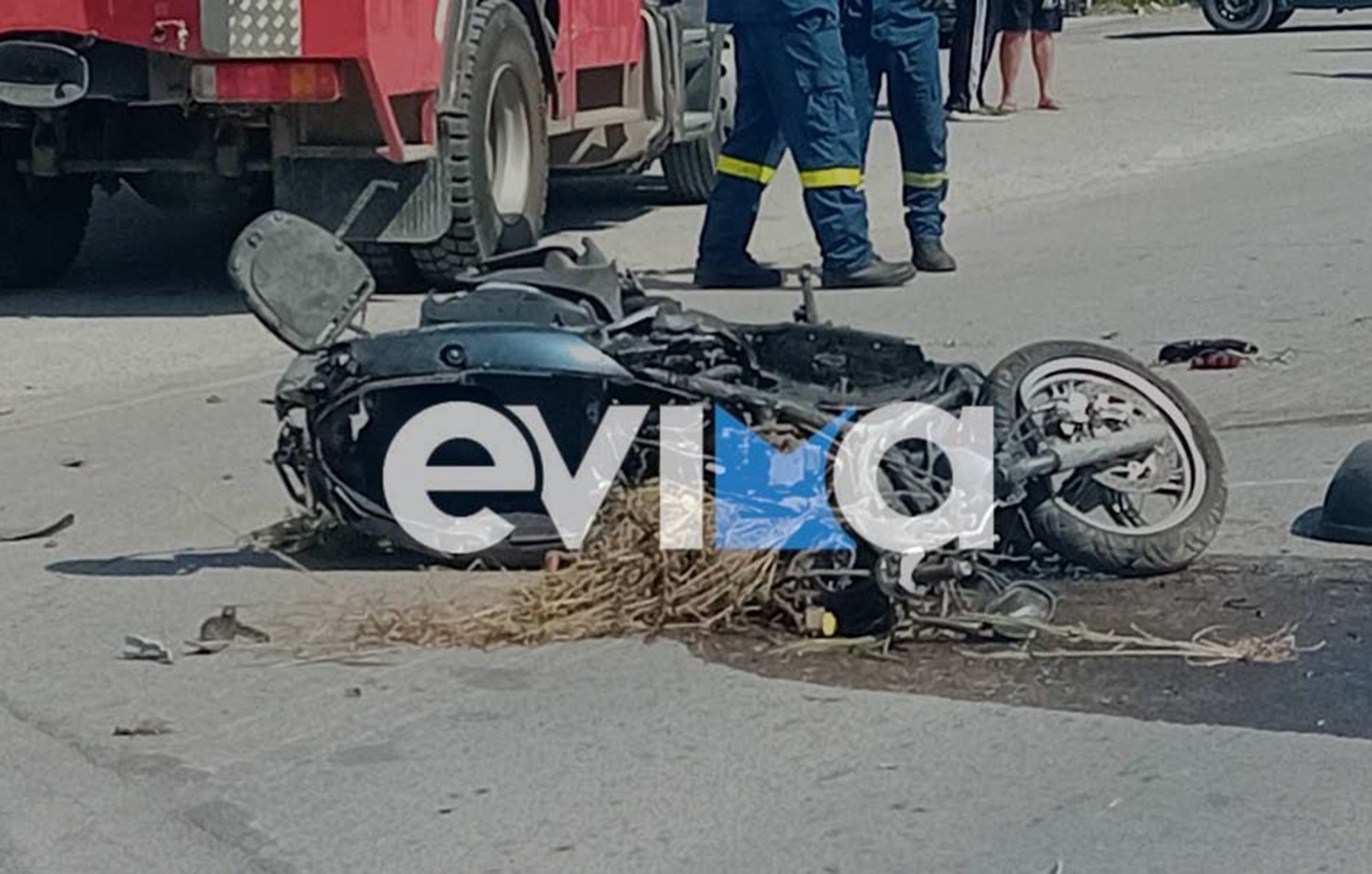Τραγωδία στην Εύβοια: Νεκρός οδηγός μηχανής που συγκρούστηκε με ΙΧ