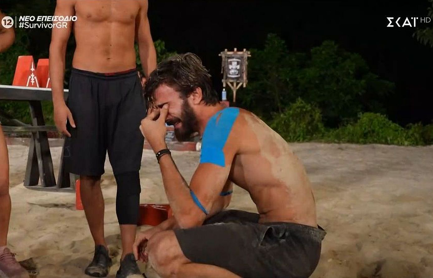 Survivor: Ξέσπασε σε κλάματα ο Φάνης μετά τον τραυματισμό στον ώμο του