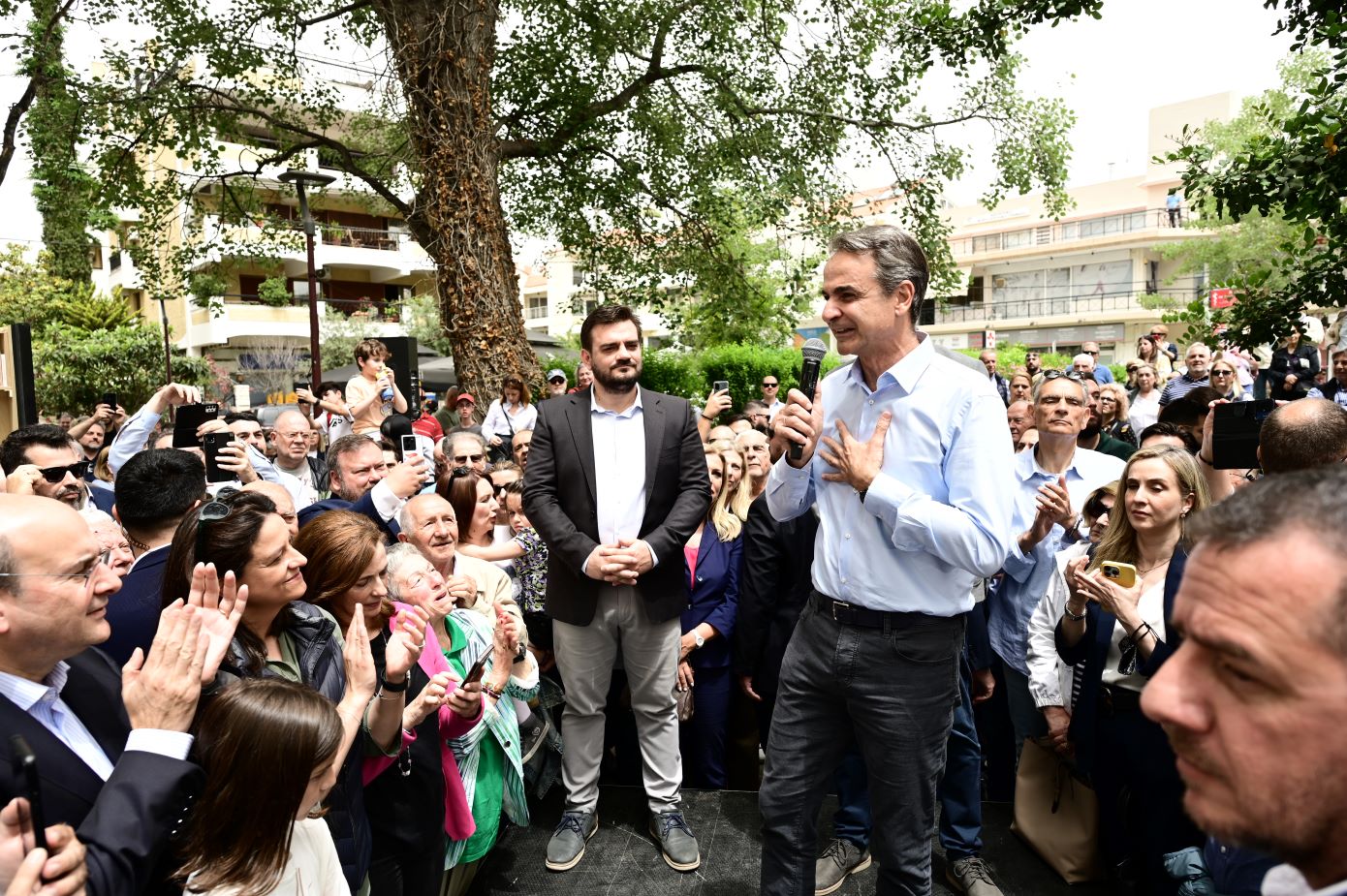 Μητσοτάκης από Βριλήσσια: «Θέλουμε ίσες ευκαιρίες για όλους στην προκοπή, όχι κοινωνικές ανισότητες»