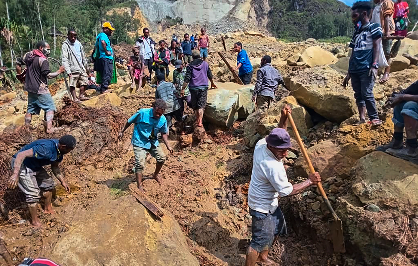 Κατολίσθηση στην Παπούα Νέα Γουινέα: Θάφτηκαν ζωντανοί πάνω από 2.000 άνθρωποι