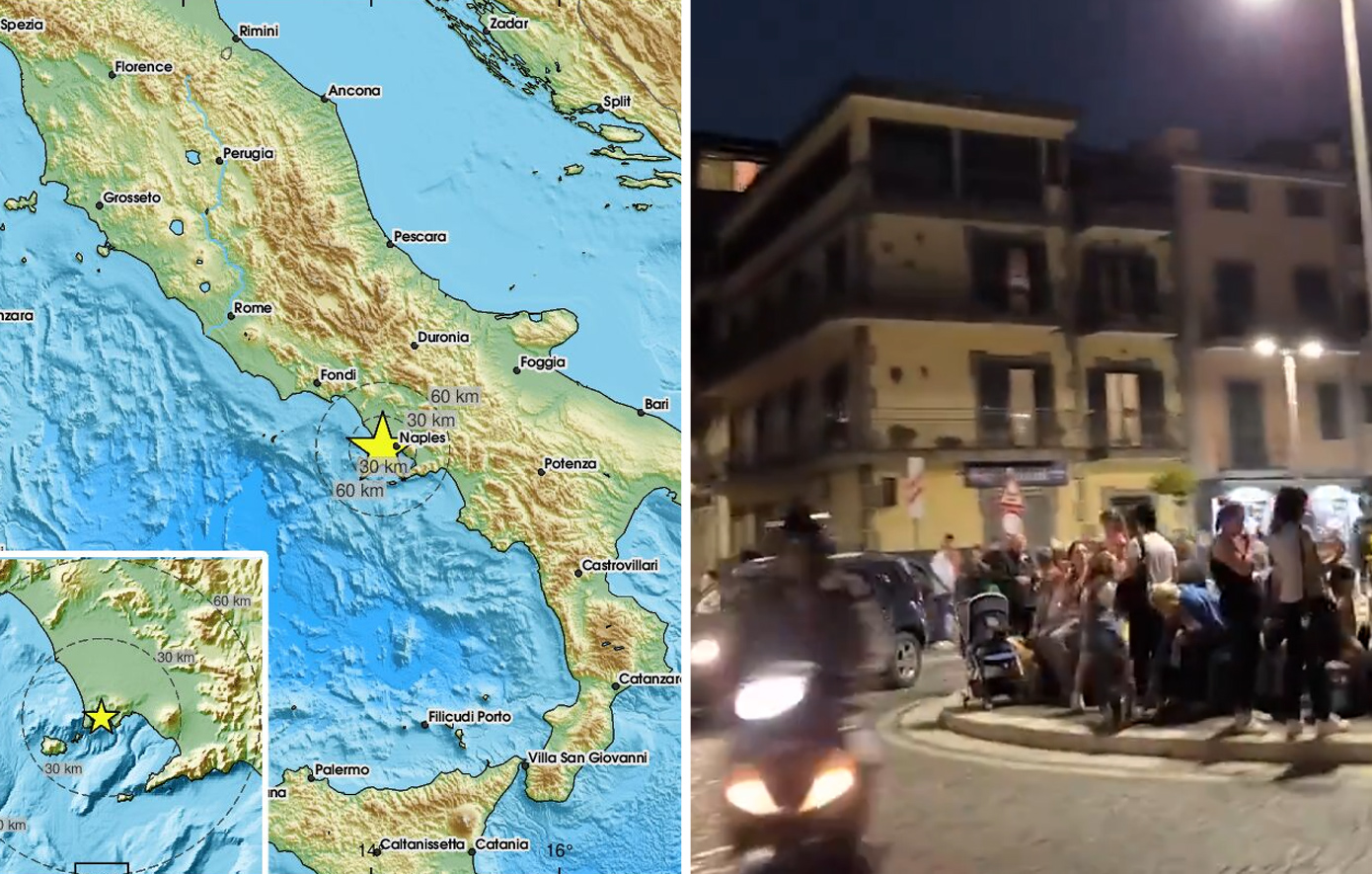 Σε πανικό οι κάτοικοι στη Νάπολη μετά το μπαράζ σεισμών κοντά σε ενεργό ηφαίστειο