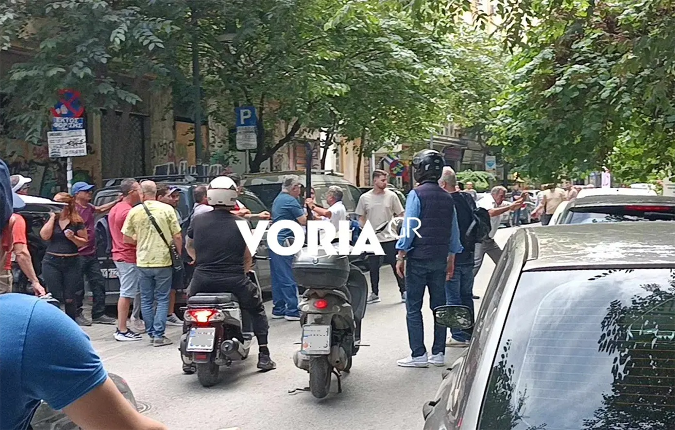 Άγριο ξύλο μεταξύ οδηγών στη Θεσσαλονίκη &#8211; Δείτε βίντεο