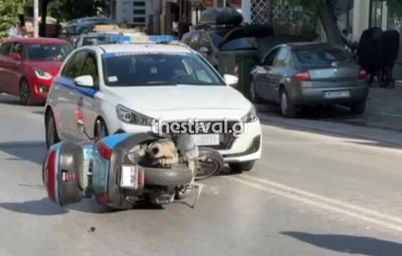Μηχανή παρέσυρε και τραυμάτισε δύο γυναίκες στη Θεσσαλονίκη