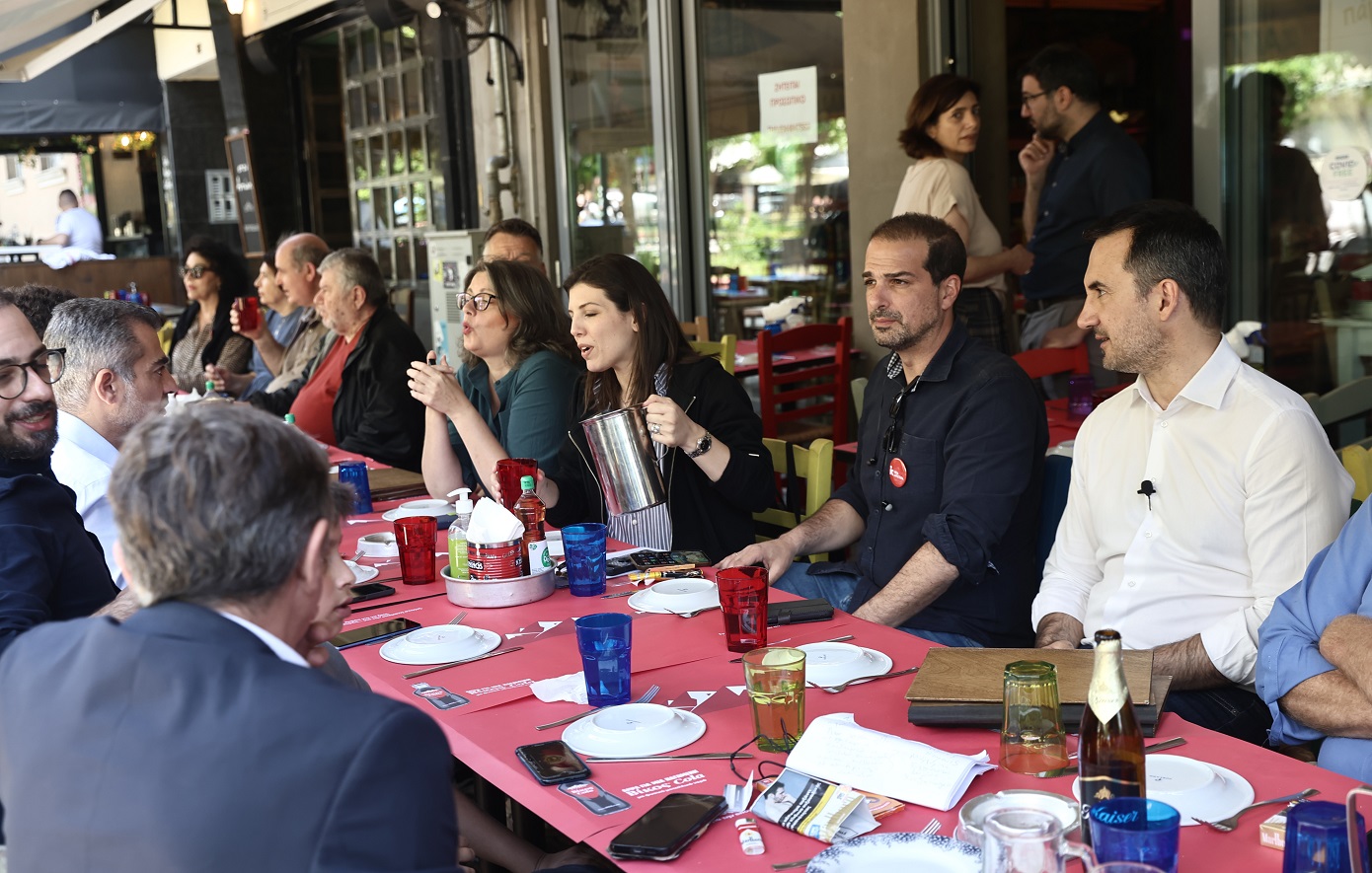 «Δώσε φωνή στο δίκιο σου»: Το σύνθημα της προεκλογικής καμπάνιας της Νέας Αριστεράς – Περιοδεία Χαρίτση στην Κυψέλη