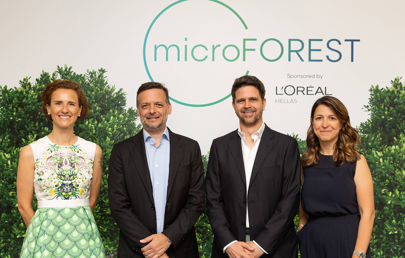 Ένα micro Forest φυτεύεται στην καρδιά της Αθήνας από τη L’Oréal Hellas