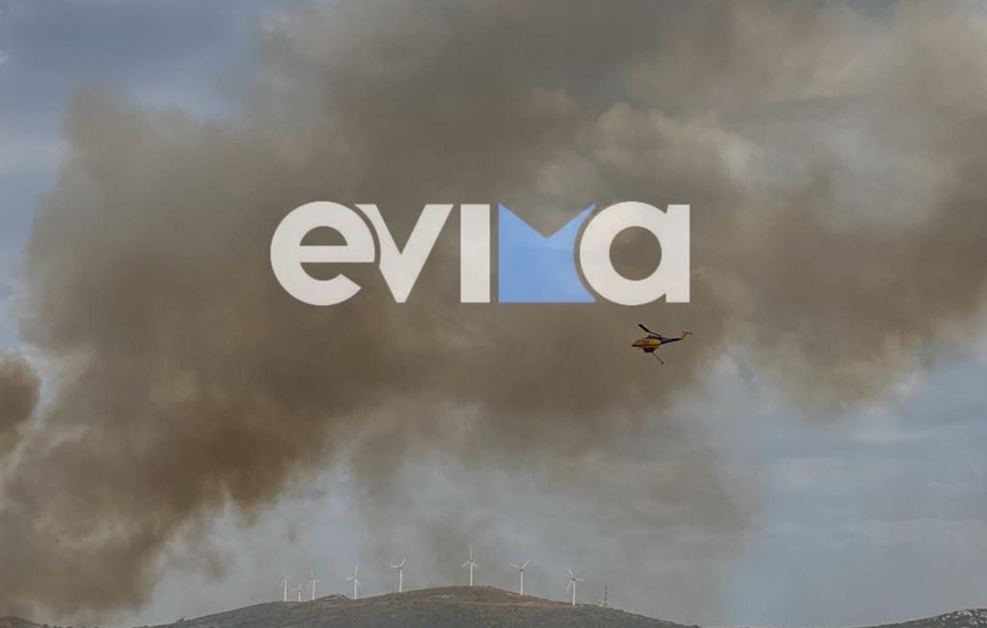 Χωρίς ενεργό μέτωπο η πυρκαγιά στην Εύβοια