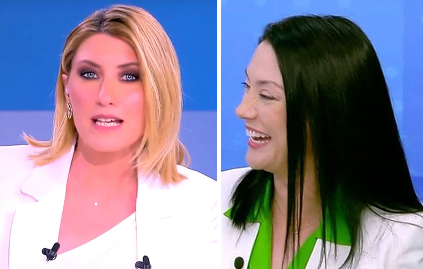 Η Σία Κοσιώνη έκανε κομπλιμέντο στην Νάντια Γιαννακοπούλου για το φόρεμα της – Η απάντηση που πήρε