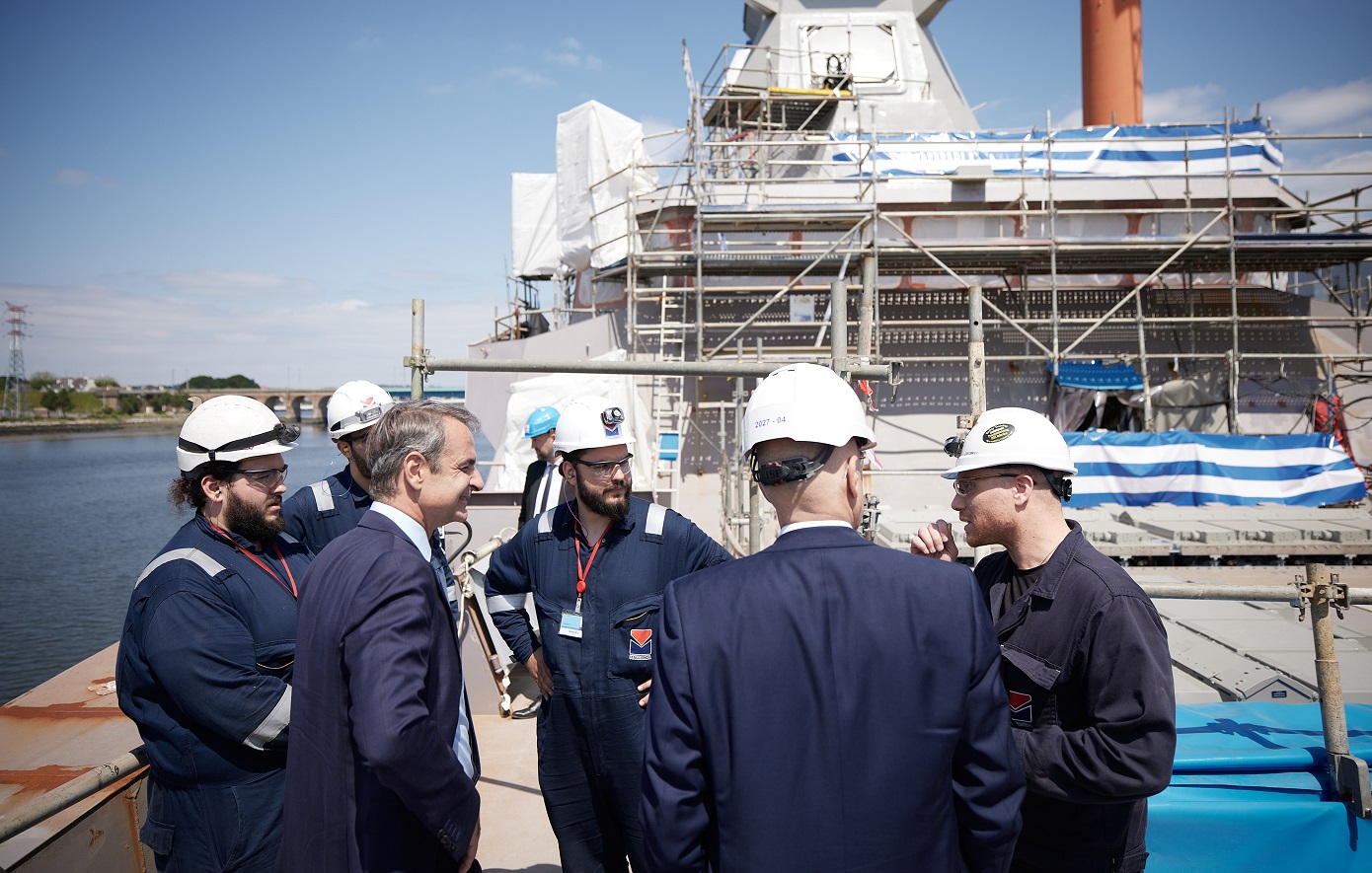 Μητσοτάκης από Λοριάν για τις φρεγάτες Belharra: «Η σημαντικότερη αναβάθμιση του Πολεμικού Ναυτικού εδώ και δεκαετίες»