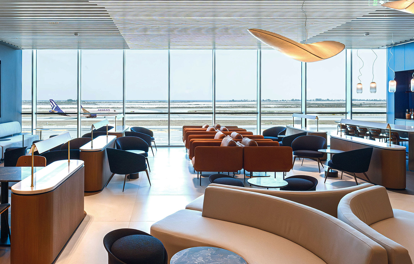 H AEGEAN καλωσορίζει τους επιβάτες της στο νέο Business Lounge στο αεροδρόμιο της Λάρνακας δίπλα στις πύλες αναχώρησης