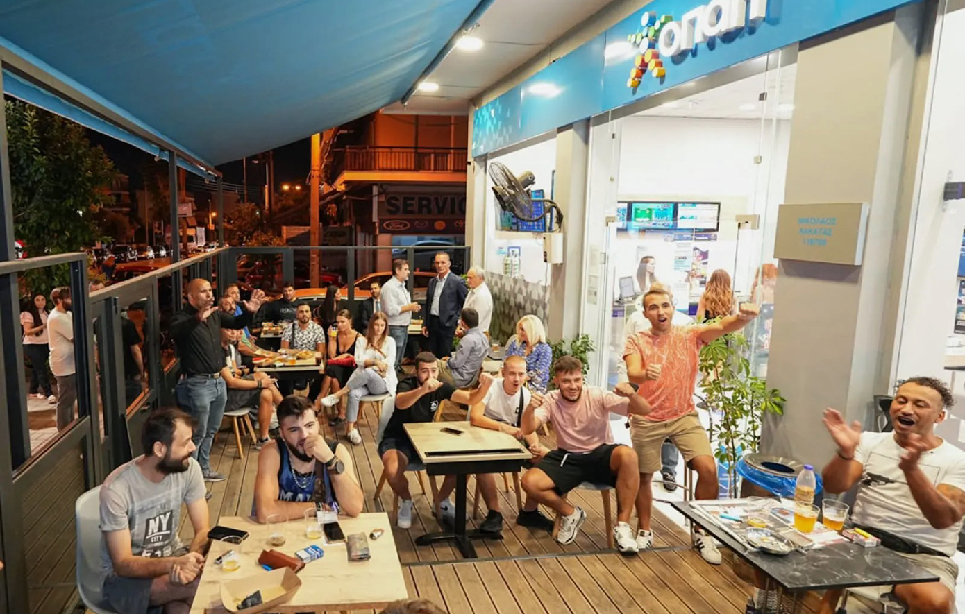 Πρεμιέρα Ευρωπαϊκού με football night στο κατάστημα ΟΠΑΠ της OPAP Arena