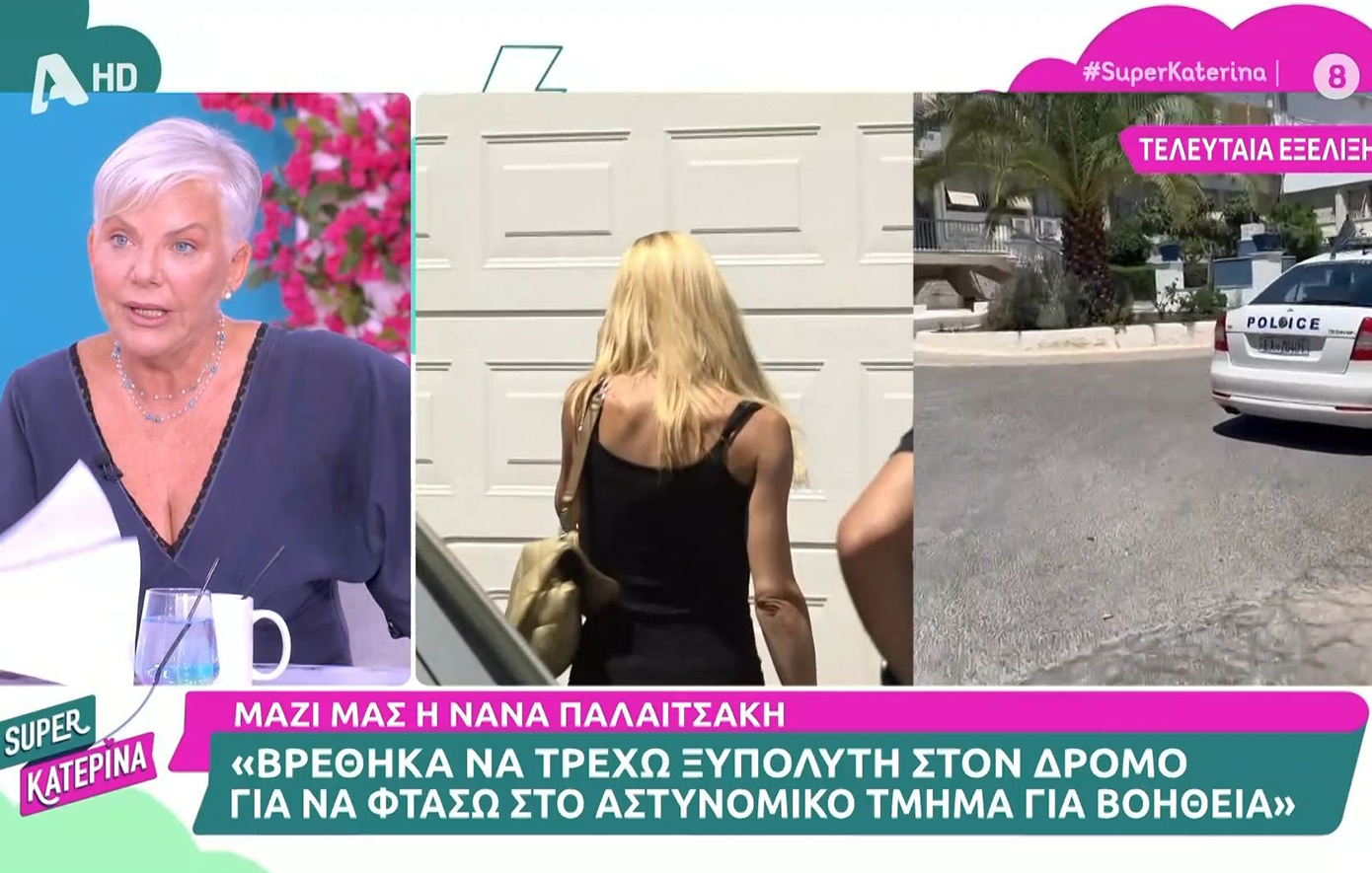 Νανά Παλαιτσάκη: Υπήρξα θύμα κακοποίησης, ο δράστης καταδικάστηκε, αλλά κυκλοφορεί ελεύθερος – Με κλώτσησε μέσα στο κανάλι που δούλευα