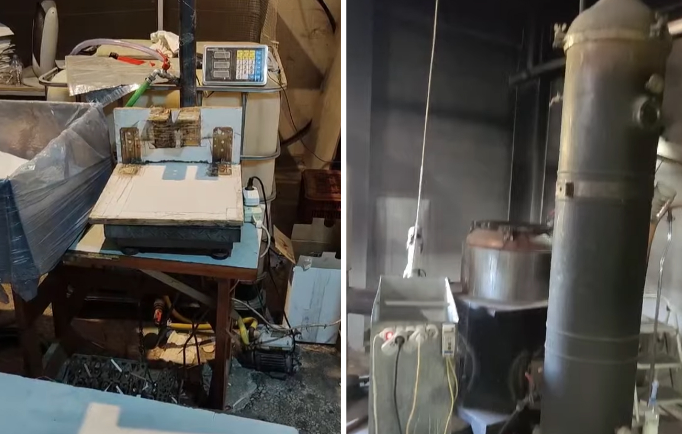 Εντοπίστηκε παράνομο αποστακτήριο στο Ηράκλειο – Κατασχέθηκαν 1.890 λίτρων αλκοολούχου υγρού