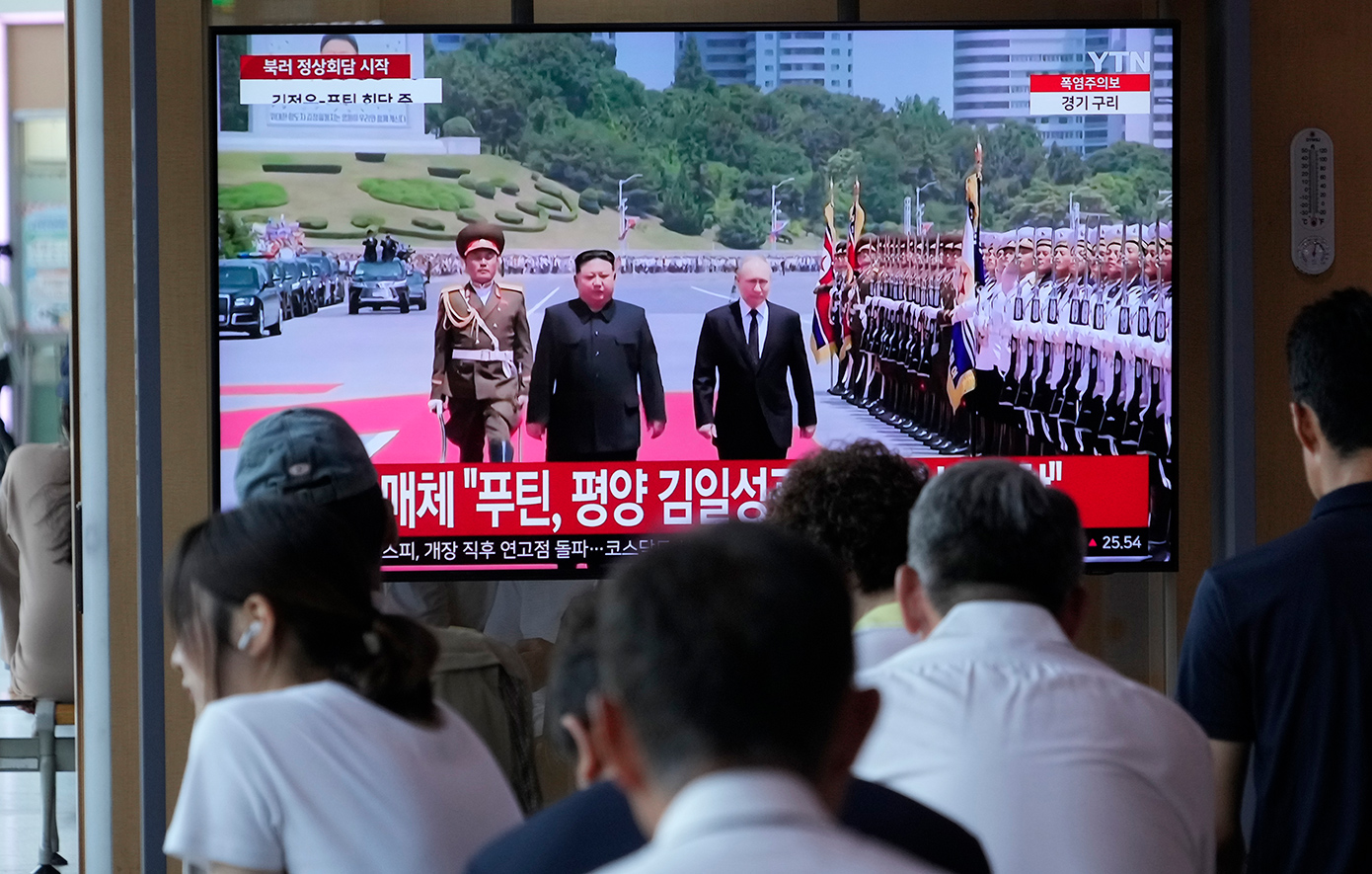 Κιμ Γιονγκ Ουν - Βλαντίμιρ Πούτιν