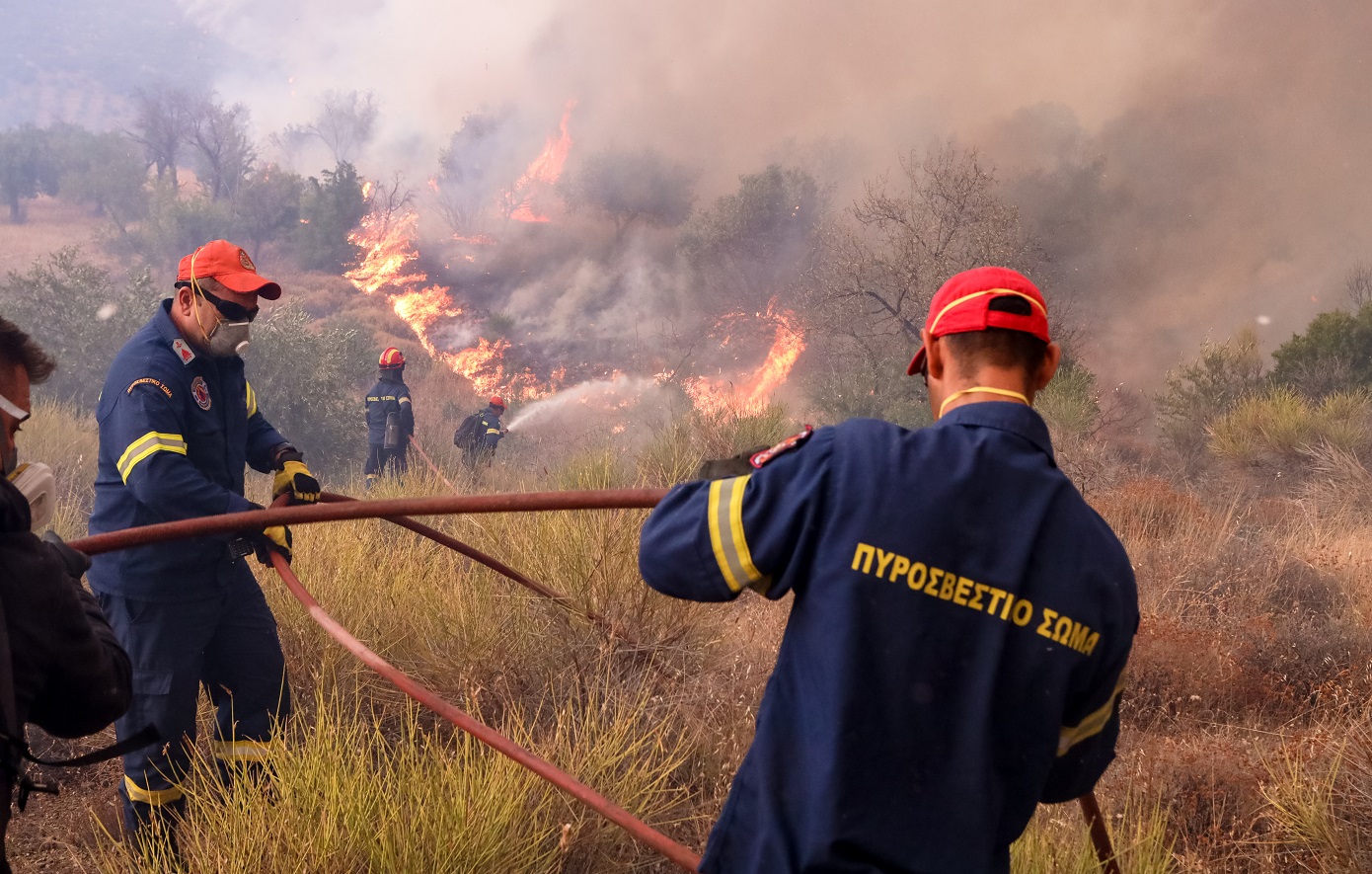 Φωτιά στους Κοκκινάδες Αργολίδας – Μακριά από τον οικισμό η φωτιά