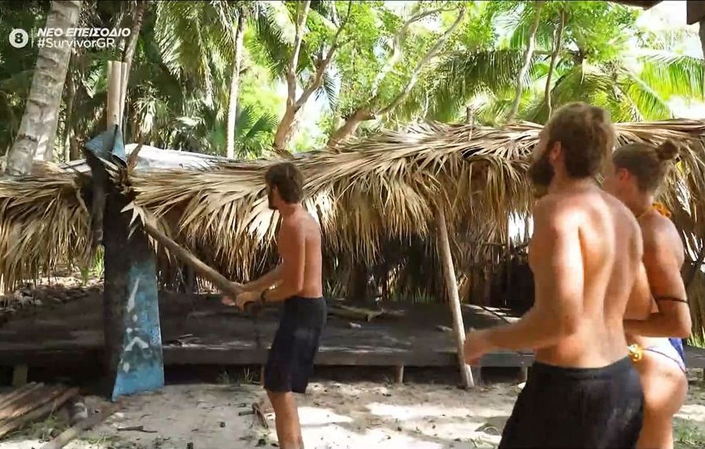 Survivor &#8211; Οι παίκτες κατέστρεψαν την καλύβα στην παραλία: «Ήρθε αυτή η στιγμή»