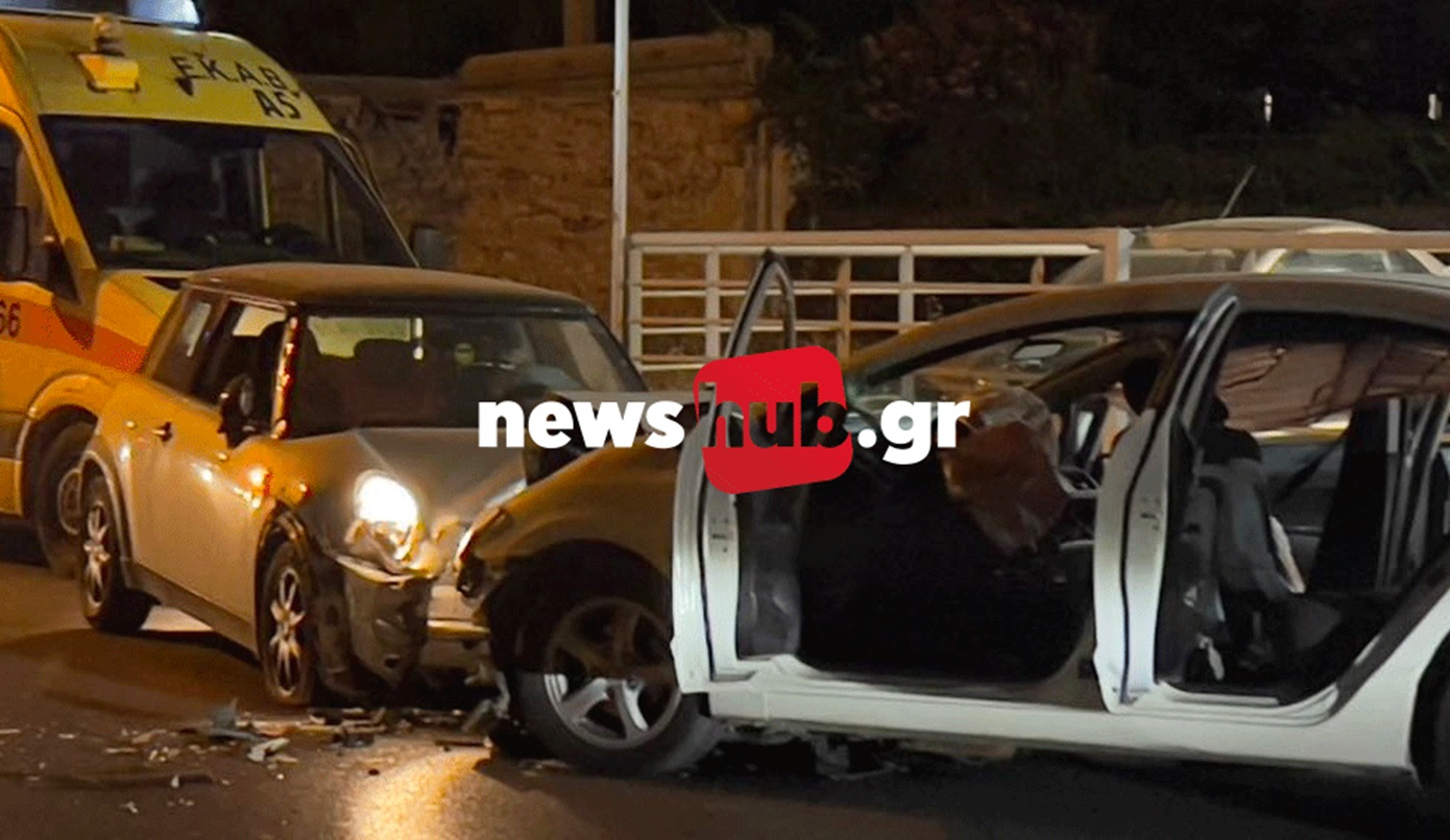Αυτοκίνητο μπήκε στο αντίθετο ρεύμα και προκάλεσε τροχαίο – Τέσσερις τραυματίες, ο ένας σε σοβαρή κατάσταση