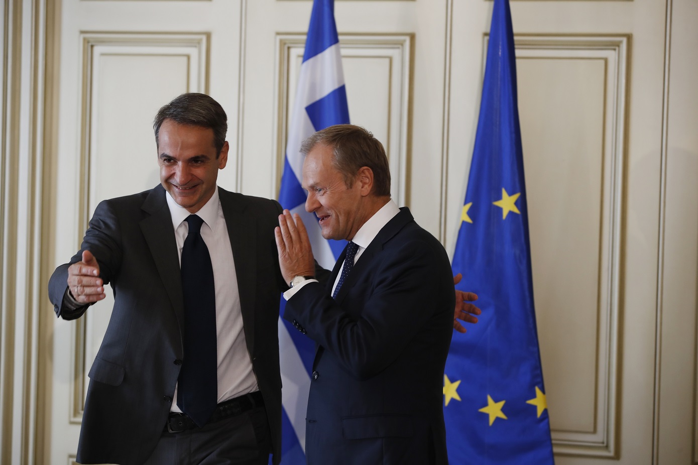 Τουσκ: Για ποιο λόγο προτείναμε την πρωτοβουλία για ασπίδα αεράμυνας μαζί με τον Κυριάκο Μητσοτάκη