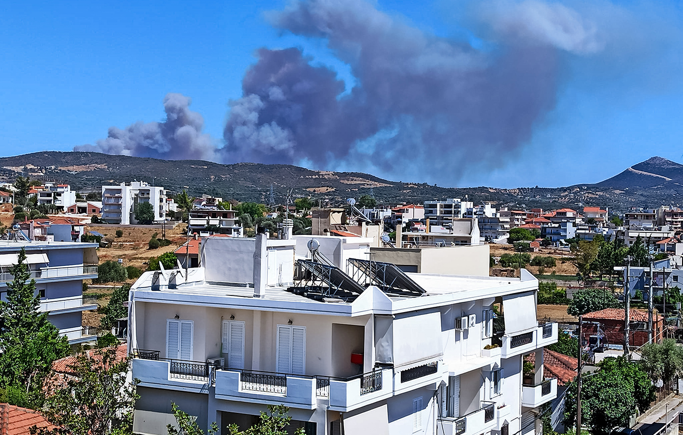 ΠΥΡΚΑΓΙΑ ΣΤΗ ΝΟΤΙΑ ΕΥΒΟΙΑ
