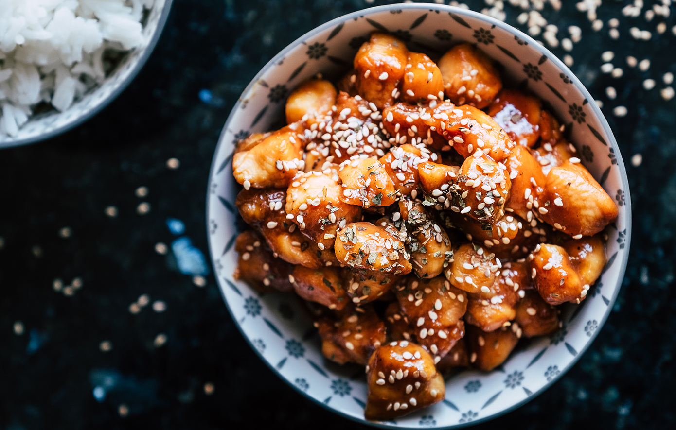 Καραμελωμένο κοτόπουλο