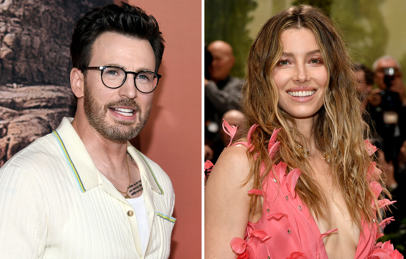 Κρις Έβανς και Τζέσικα Μπίελ Κρις Έβανς και Τζέσικα Μπίελ