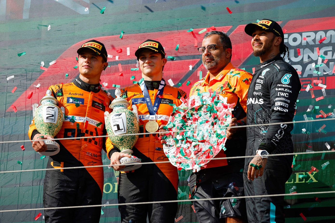 Πρώτη νίκη του Όσκαρ Πιάστρι στο 13ο Grand Prix στην Ουγγαρία που μεταδόθηκε ζωντανά, αποκλειστικά σε ΑΝΤ1 και ΑΝΤ1+