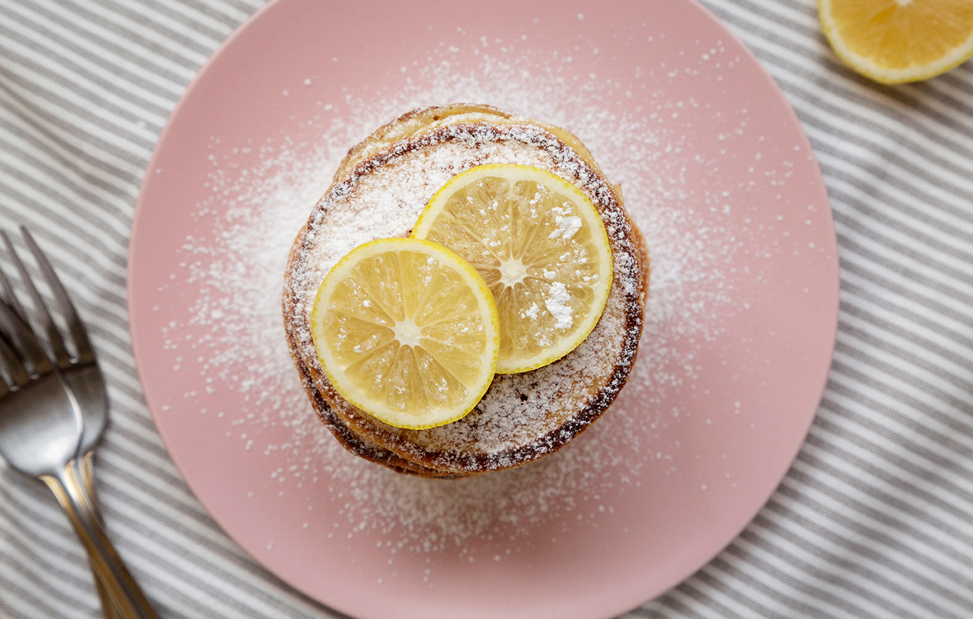 Τηγανίτες με λεμόνι και ρικότα