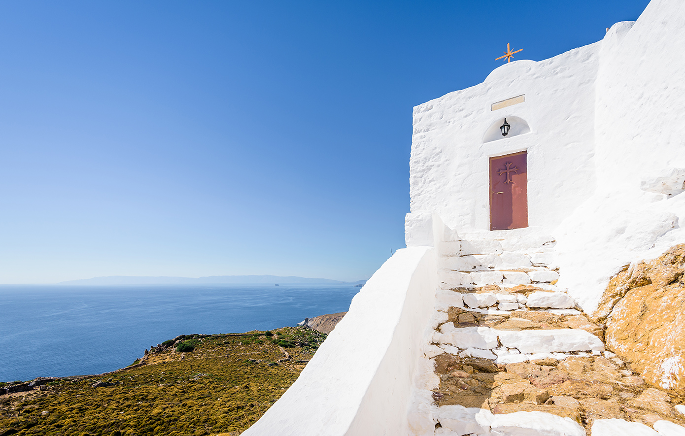 Ο προφήτης Ηλίας στην Πάτμο με τη συγκλονιστική θέα