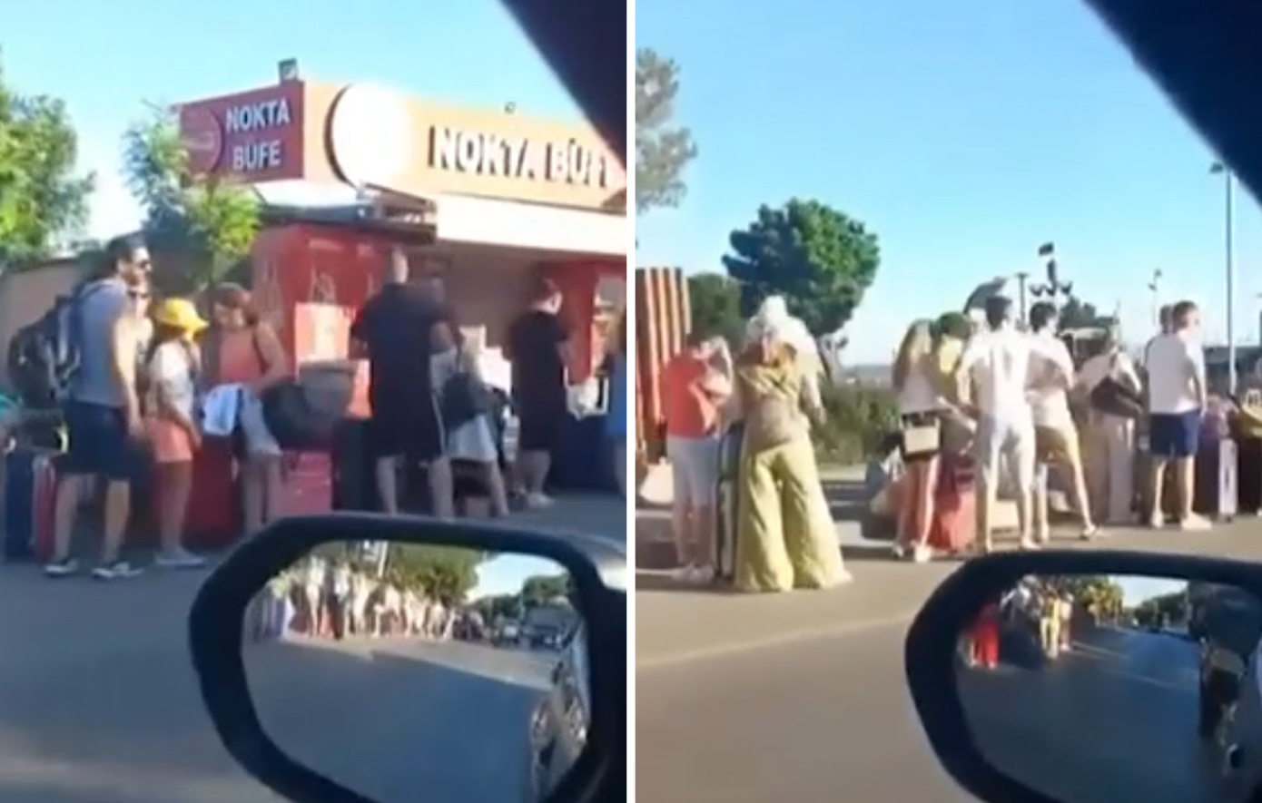 Ατελείωτη ουρά από Τούρκους στο Αϊβαλί που περιμένουν να περάσουν στη Λέσβο για διακοπές