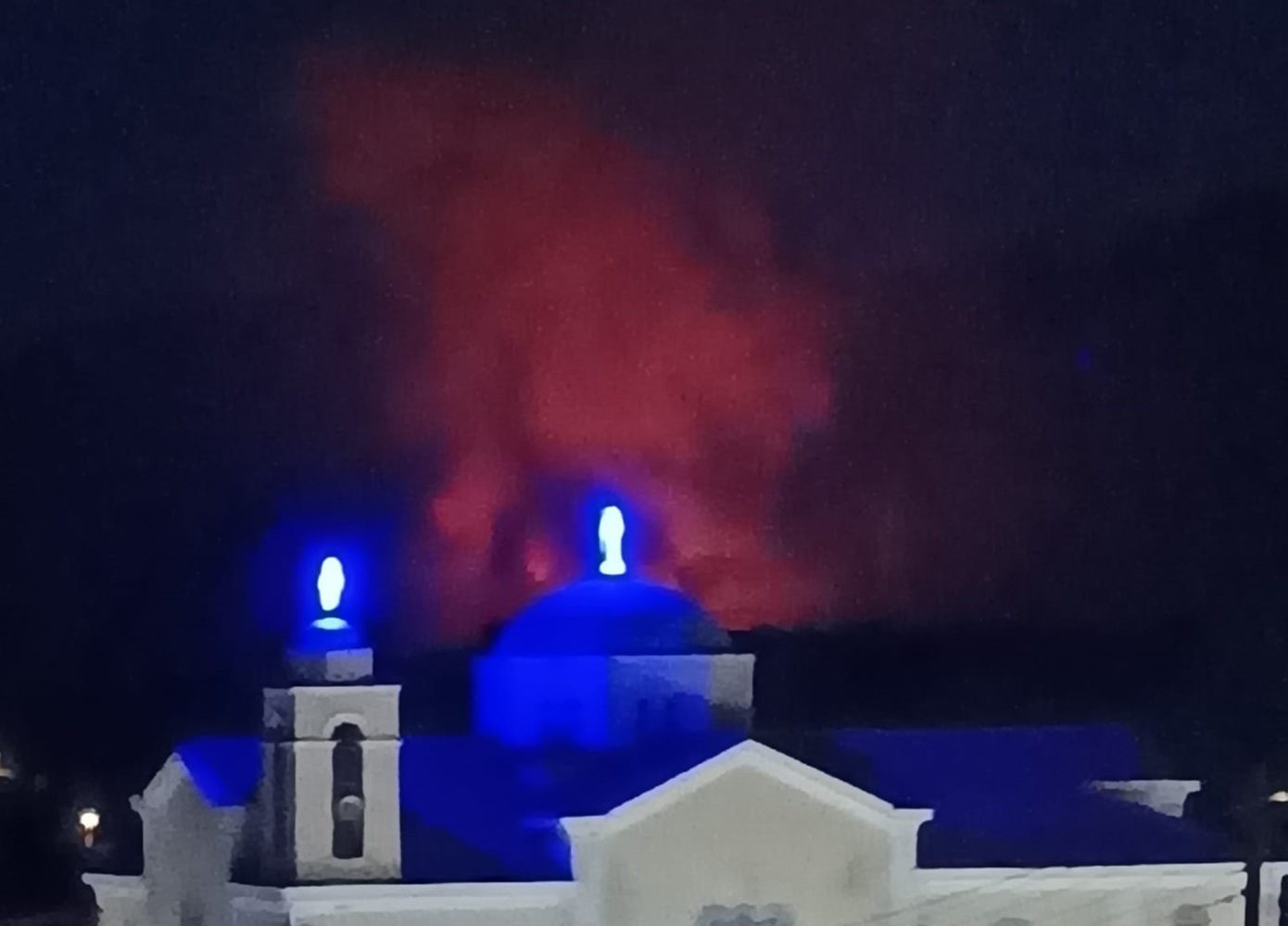 Πυρκαγιά σε καλαμιές κοντά στο Πλατύ Μεσσηνίας