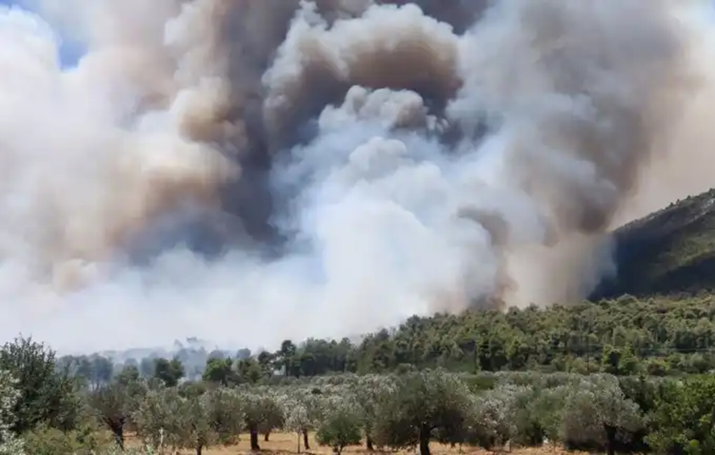 Χωρίς ενεργό μέτωπο η φωτιά στις Ερυθρές Αττικής – Βελτιωμένη η εικόνα στο Καστράκι Αρκαδίας