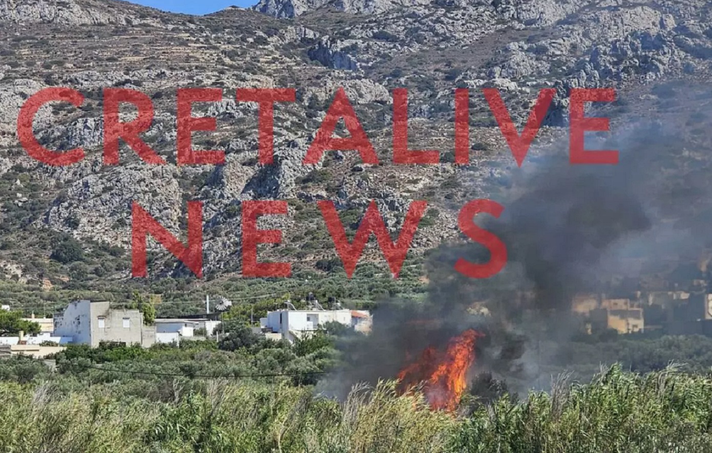 «Συναγερμός» για φωτιά στην Ιεράπετρα – Μήνυμα του 112