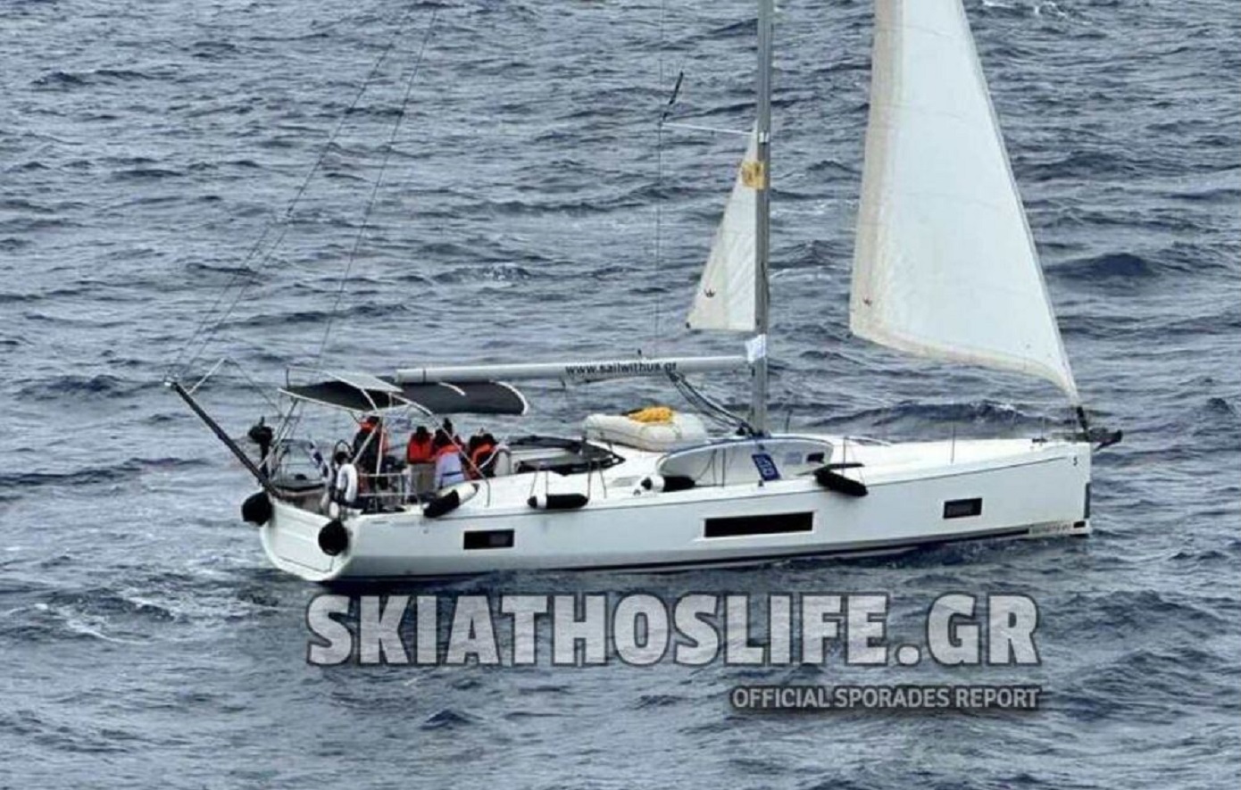 SOS εξέπεμψε ιστιοφόρο ανοιχτά της Σκοπέλου &#8211; Έμεινε ακυβέρνητο από πρόβλημα στο πηδάλιο
