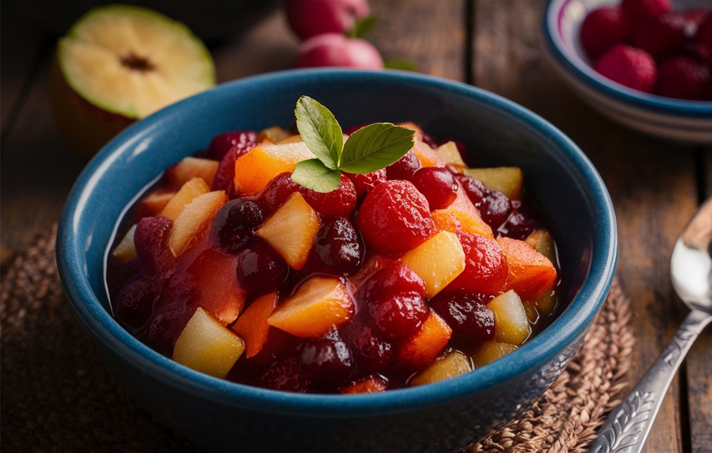 Χειμωνιάτικη κομπόστα φρούτων