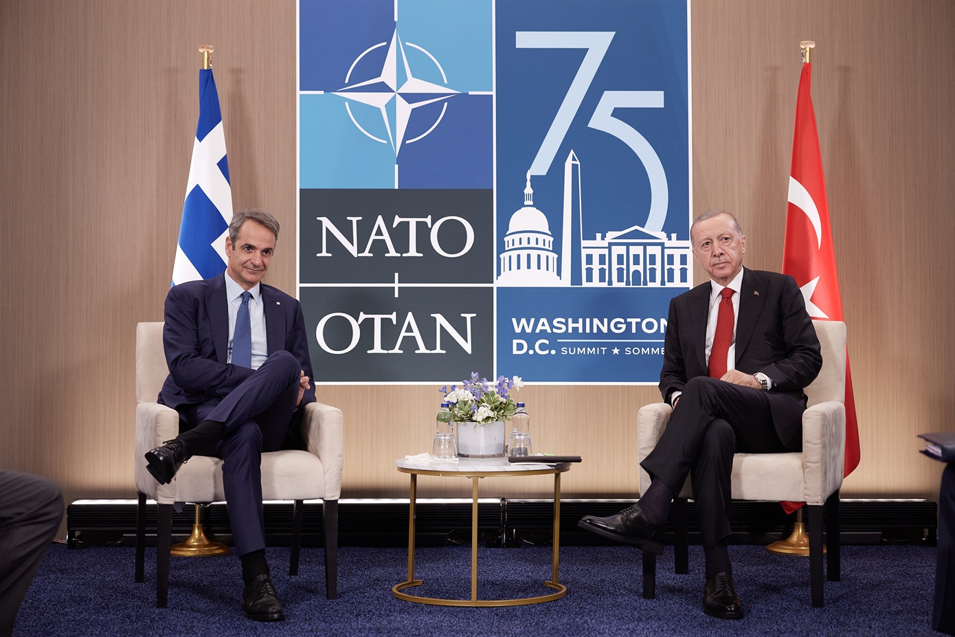 Τι αναφέρει η τουρκική προεδρία για την συνάντηση Μητσοτάκη-Ερντογάν στην Ουάσινγκτον