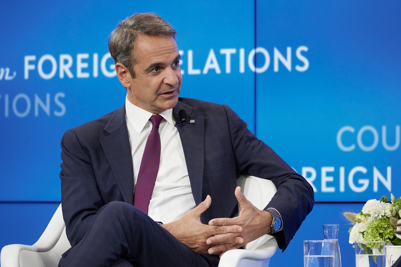 Συνάντηση του Κυριάκου Μητσοτάκη με Αμερικανούς Γερουσιαστές του Ρεπουμπλικανικού κόμματος στα Χανιά