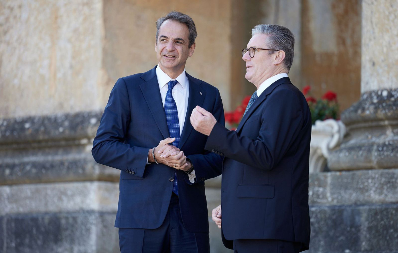 Με τον βρετανό πρωθυπουργό συναντήθηκε ο Κυριάκος Μητσοτάκης