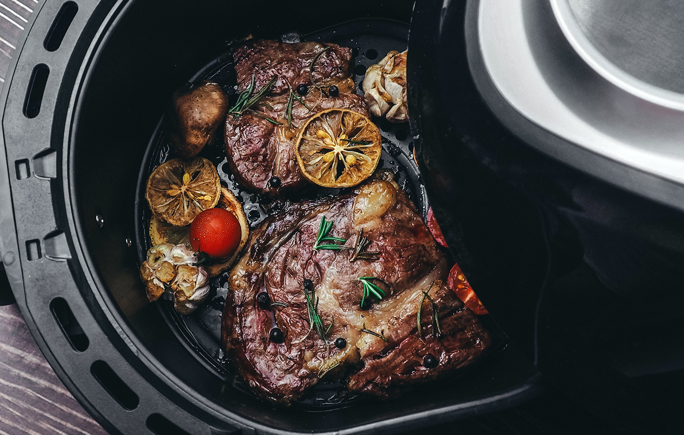 Μοσχαρίσιο κρέας ψητό στο air fryer