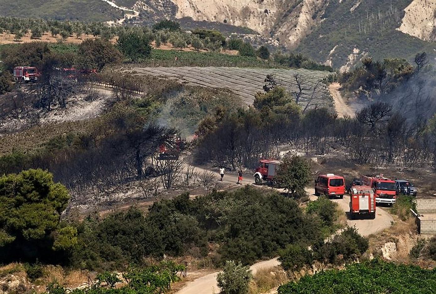 Σε 37 μήνες φυλάκιση χωρίς αναστολή καταδικάστηκε ο εμπρηστής για τη φωτιά στη Στιμάγκα Κορινθίας