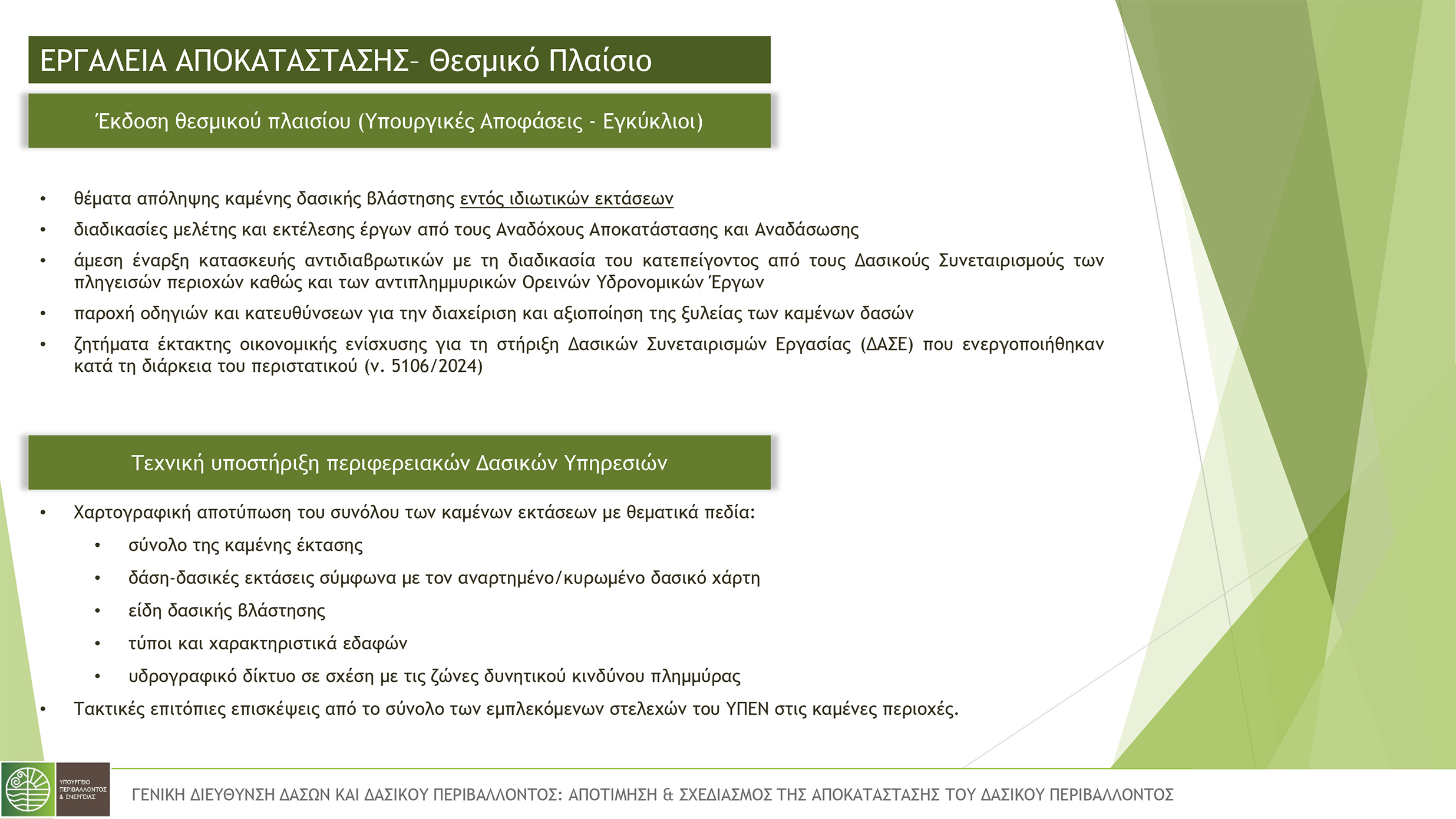 υπουργειο περιβαλλοντος