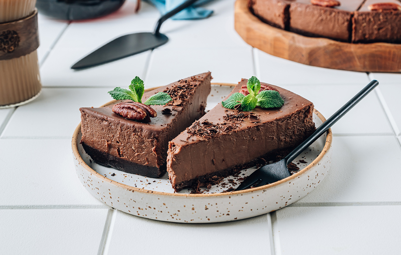 Σπιτικό cheesecake σοκολάτας