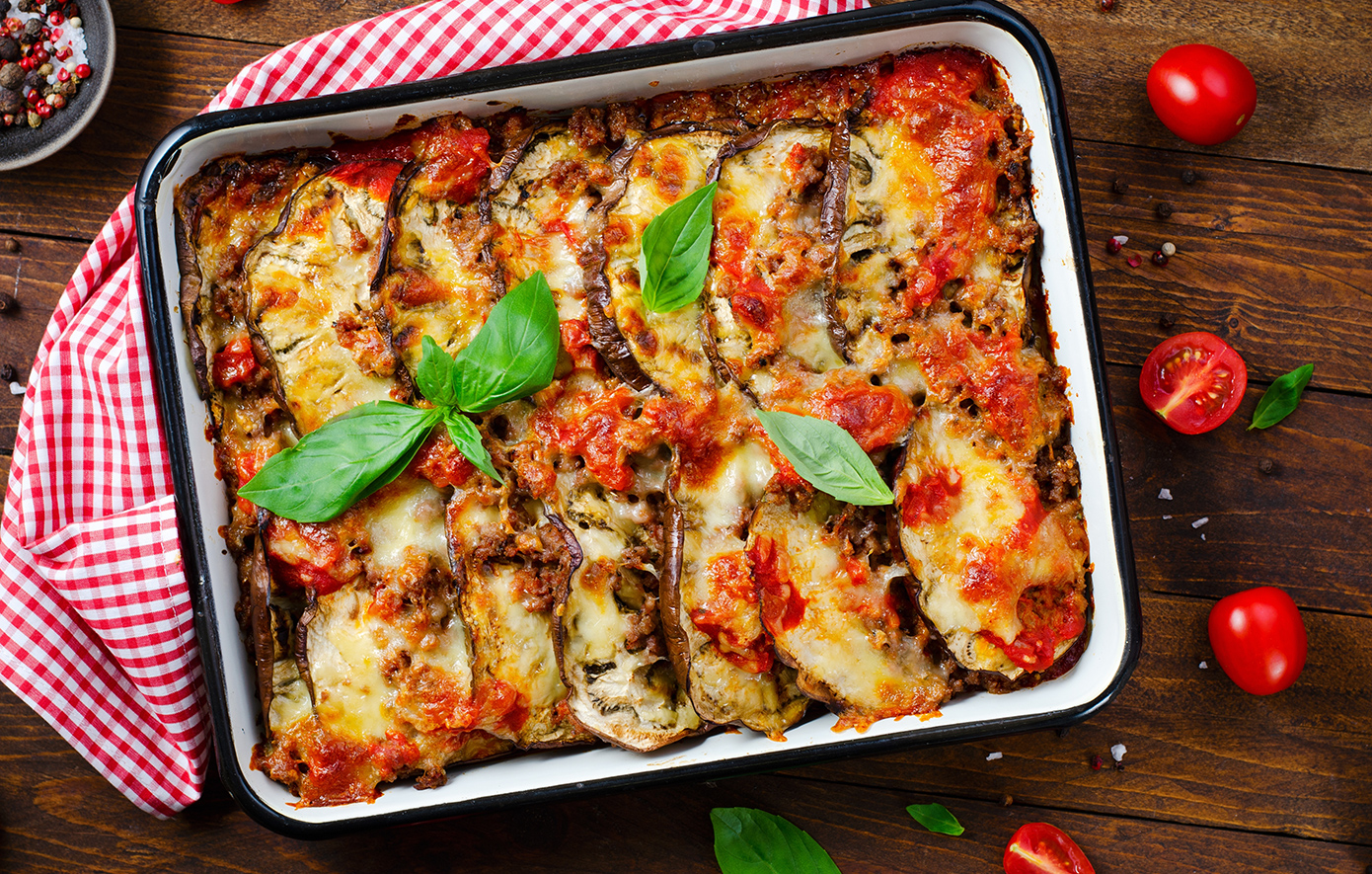 Μελιτζάνες στο φούρνο