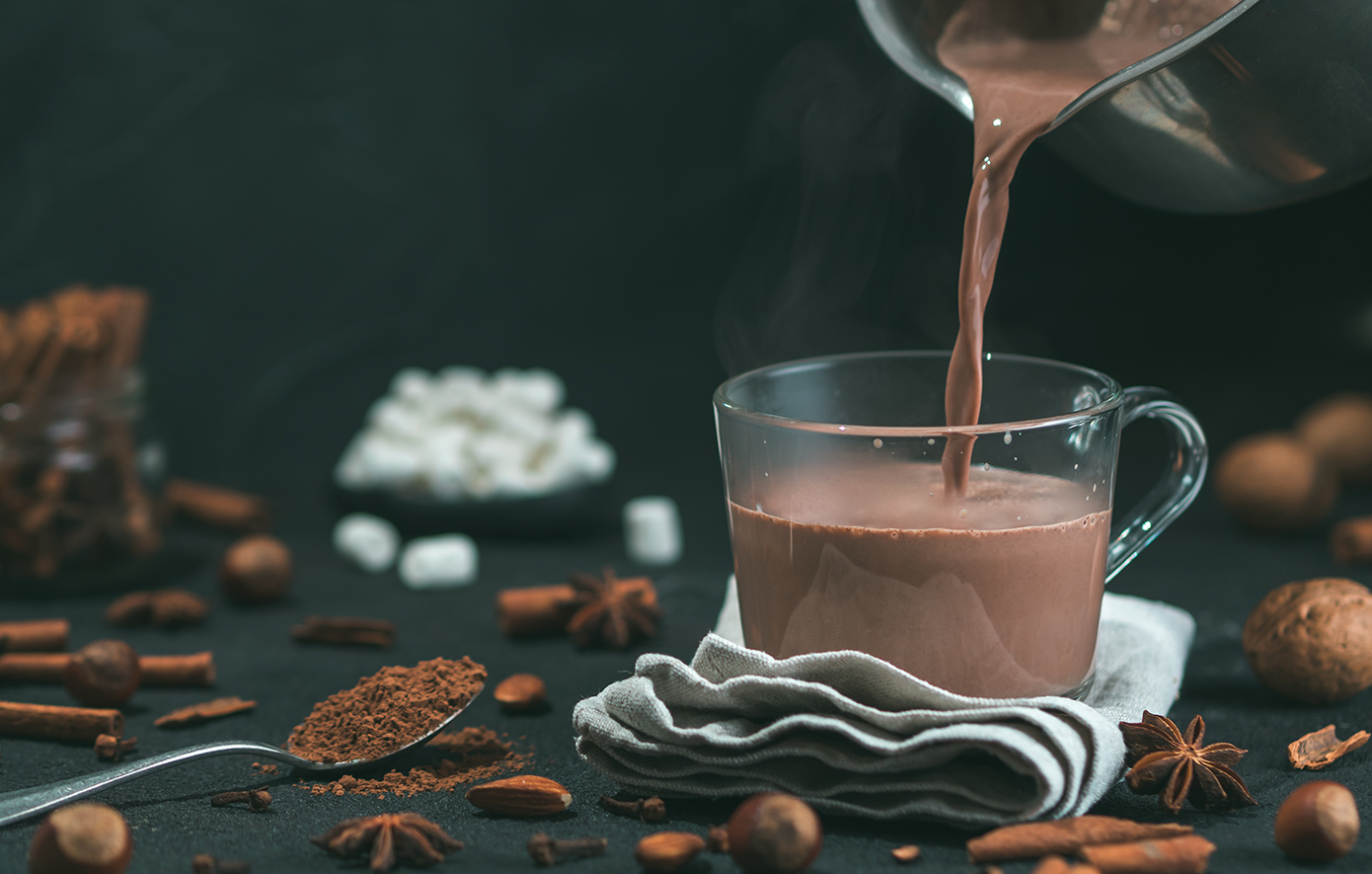 Σπιτικό ρόφημα ζεστής σοκολάτας