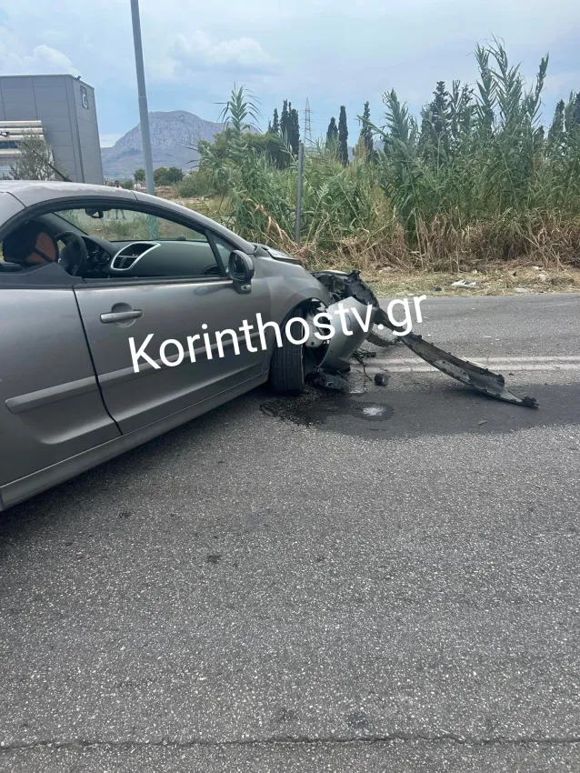 Σοβαρό τροχαίο στην Κόρινθο – Αυτοκίνητο συγκρούστηκε με μηχανή