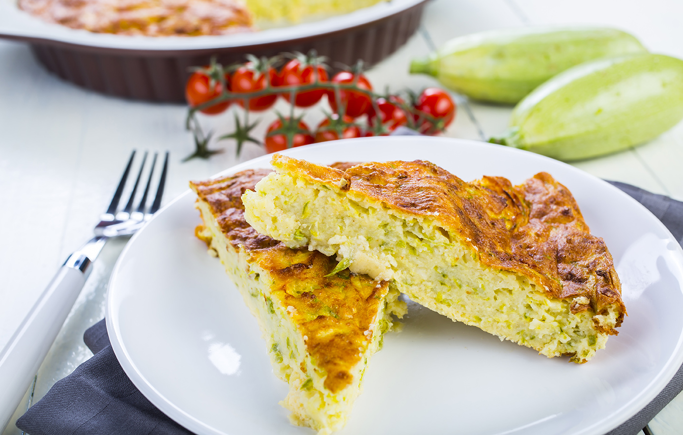 Πίτα της «τεμπέλας» με κολοκυθάκια