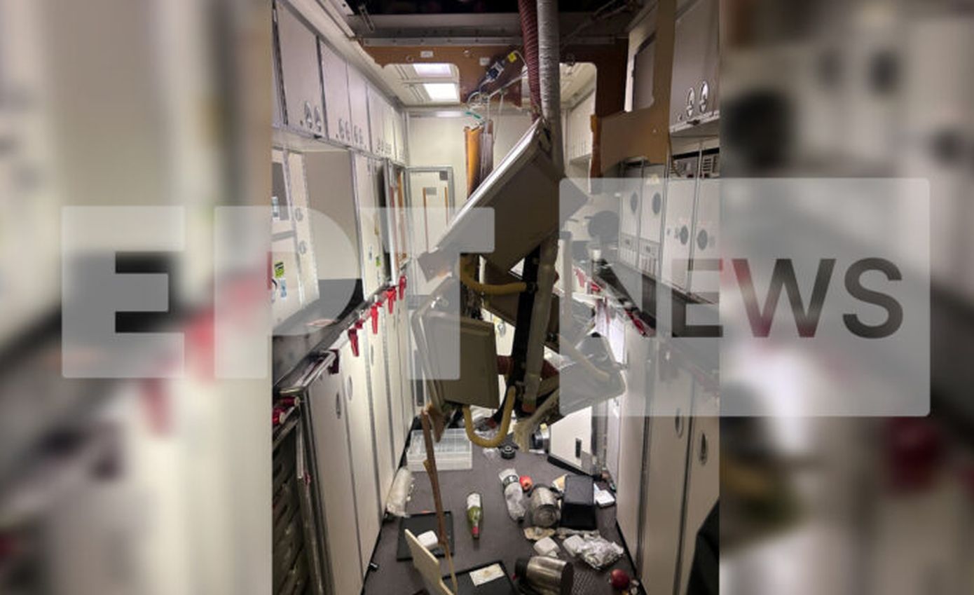 Φωτογραφίες μέσα από το αεροσκάφους όπου έζησαν τον τρόμο 181 επιβάτες λόγω αναταράξεων – Πετούσε από Κέρκυρα προς Λονδίνο