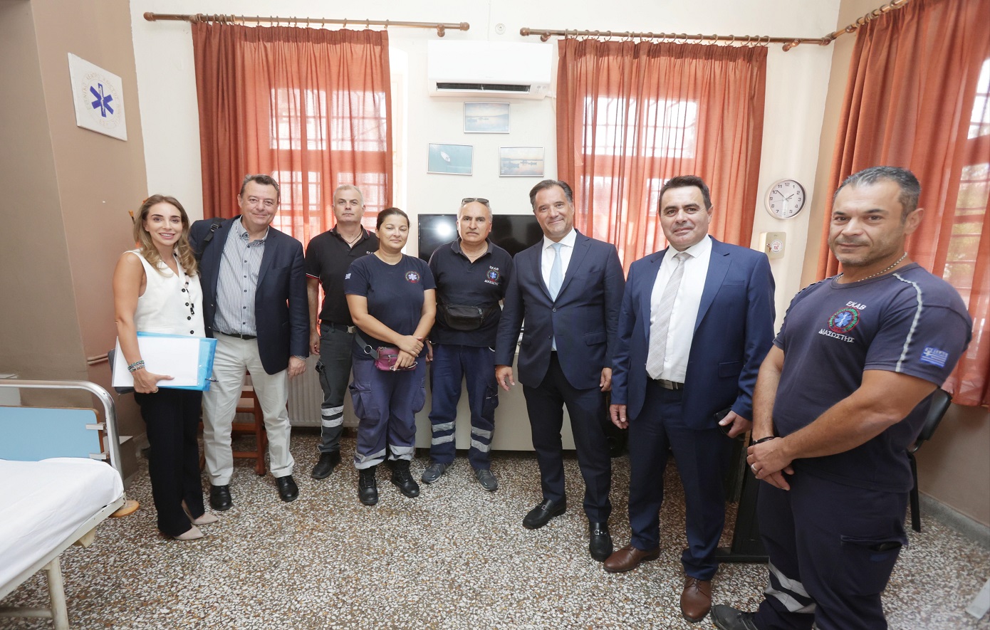 Άδωνις Γεωργιάδης: 91% κάλυψη του προσωπικού στο Νοσοκομείο Λήμνου – Κίνητρα για την περαιτέρω στελέχωσή του