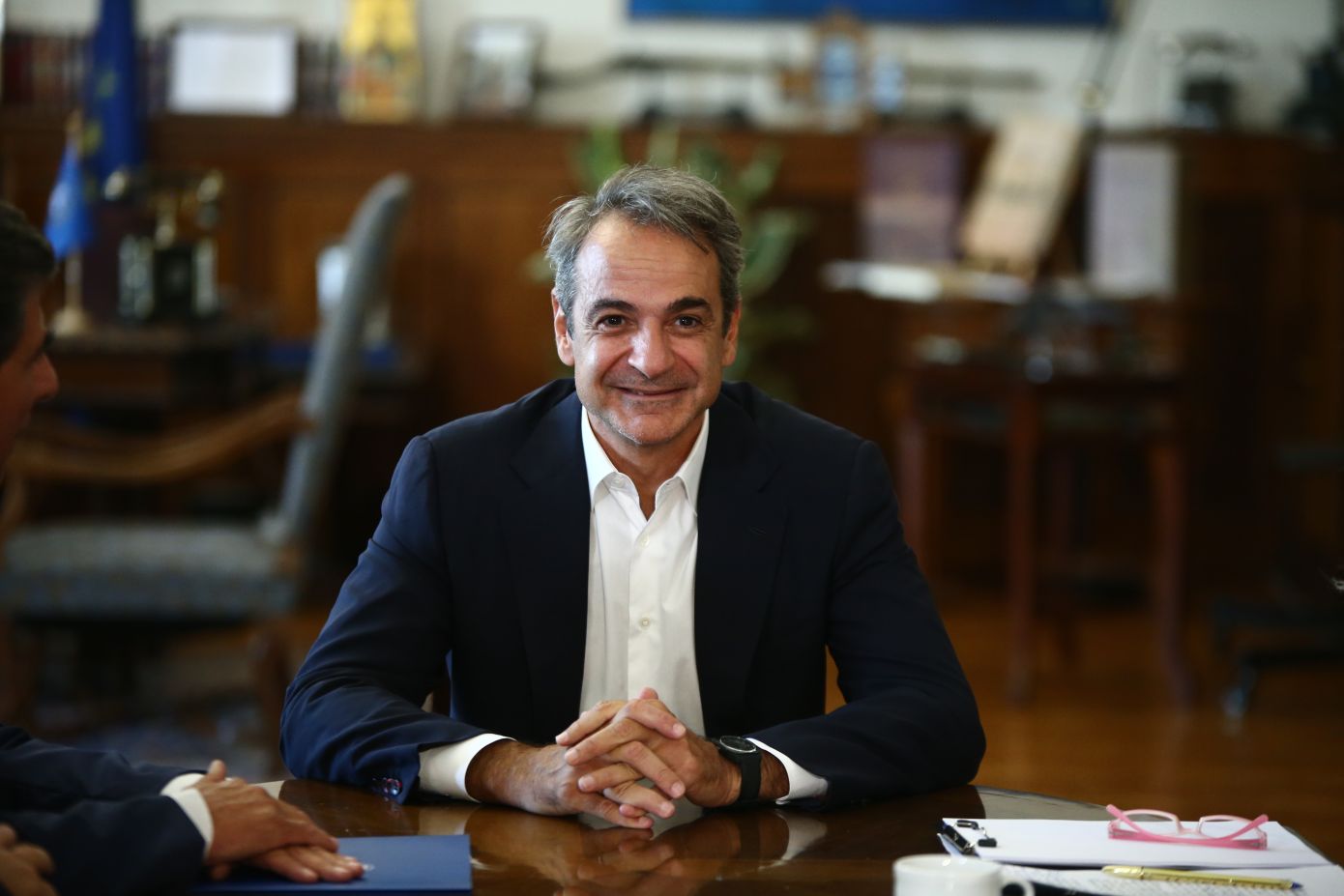 Ξεκίνησαν οι συναντήσεις του Μητσοτάκη στη Θεσσαλονίκη – Παρουσιάζεται η Ψηφιακή Πλατφόρμα erga.gov.gr