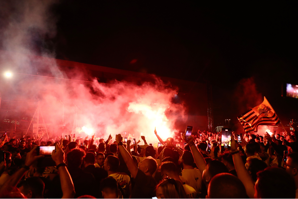 ΑΕΚ υποδοχή Μαρσιάλ ΑΕΚ υποδοχή Μαρσιάλ