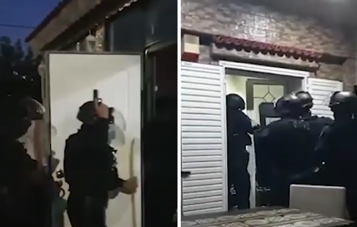 Βίντεο της ΕΛ.ΑΣ με εφόδους σε σπίτια στην Αττική – Βρέθηκε κλεμμένο όπλο αστυνομικού